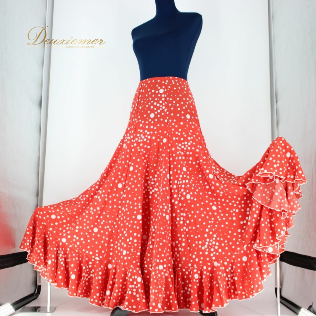 美品 フラメンコ衣装】スカート ファルダ HERMOSA IBERIA エルモサ