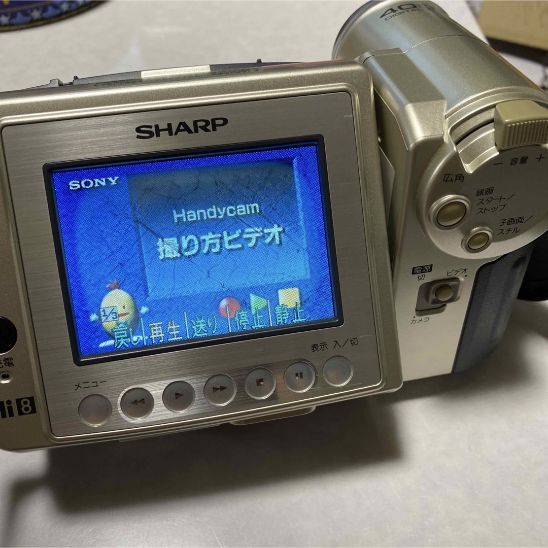 SHARP - SHARP VideoHi8 ビデオカメラ VL-EH500 ⑨の通販 by