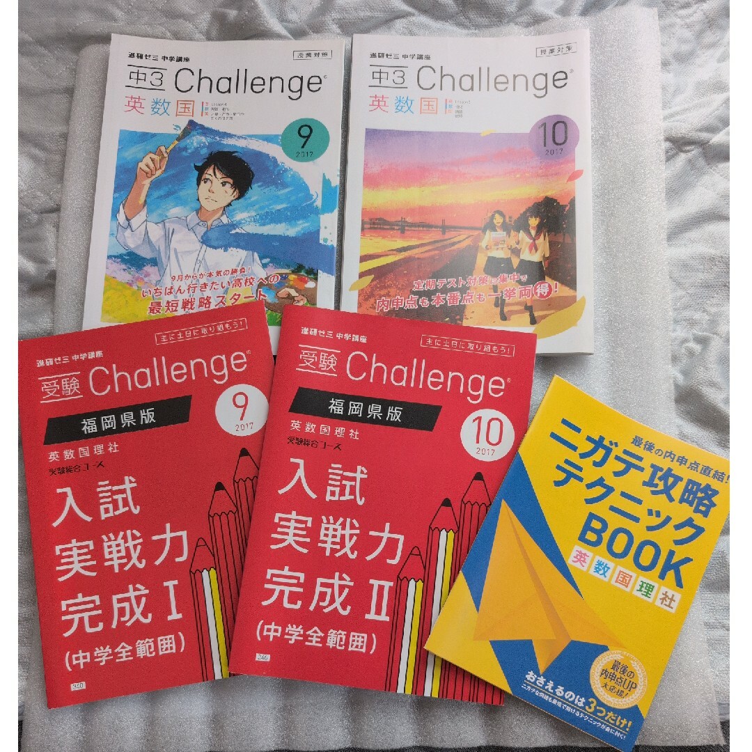 進研ゼミ中学講座 中学3年分 参考書 まとめ売り Benesse - 進研