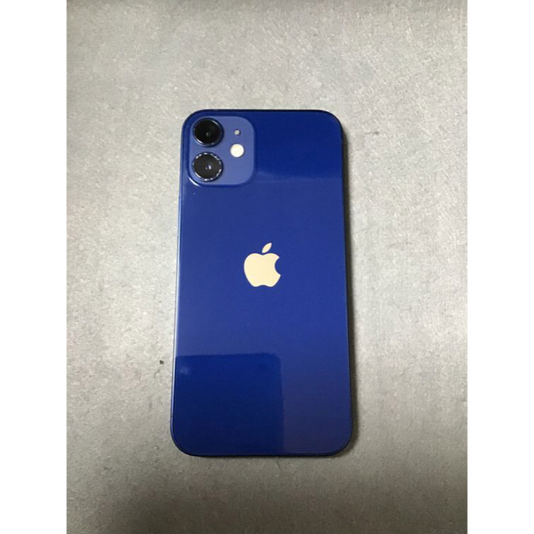 iPhone - 美品中古 SIMフリー iPhone12 mini 128GB ブルー色の通販 by