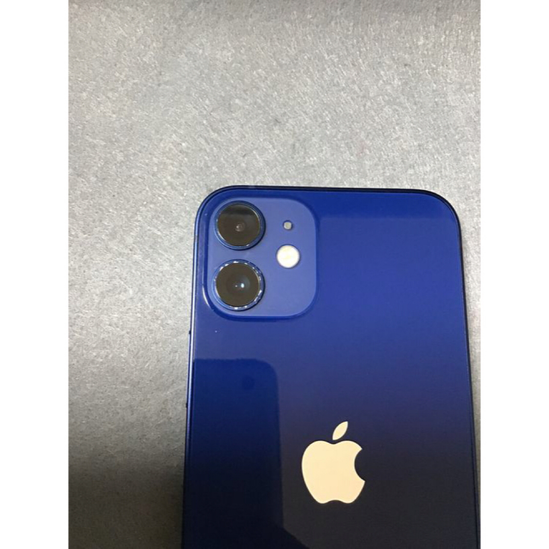 iPhone - 美品中古 SIMフリー iPhone12 mini 128GB ブルー色の通販 by