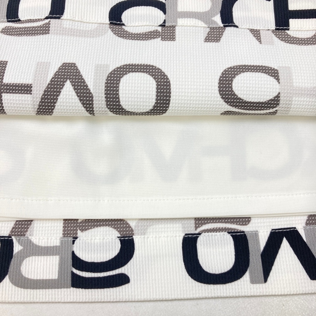 サイズ：38 ARCHIVIO アルチビオ スカート ロゴ 総柄 ホワイト系