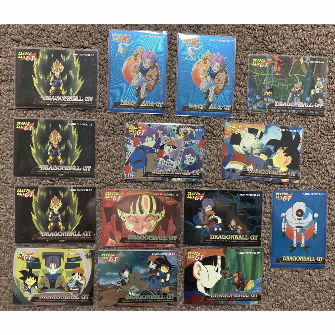 ドラゴンボール - 1996年 アマダ ドラゴンボールGT カード 鳥山明 14枚