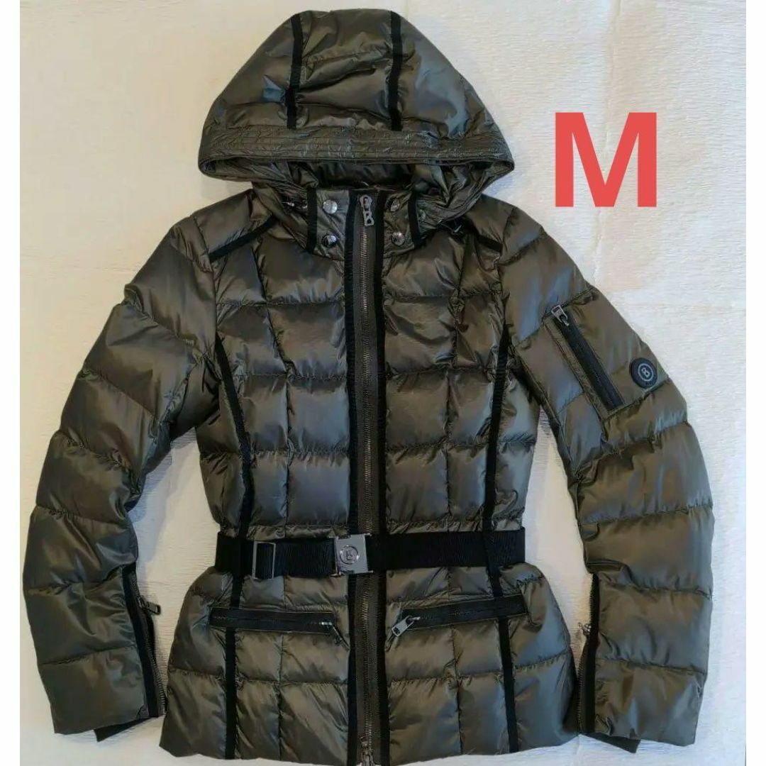 BOGNER ダウンスキージャケット スキーウェア レディース カーキ Mの