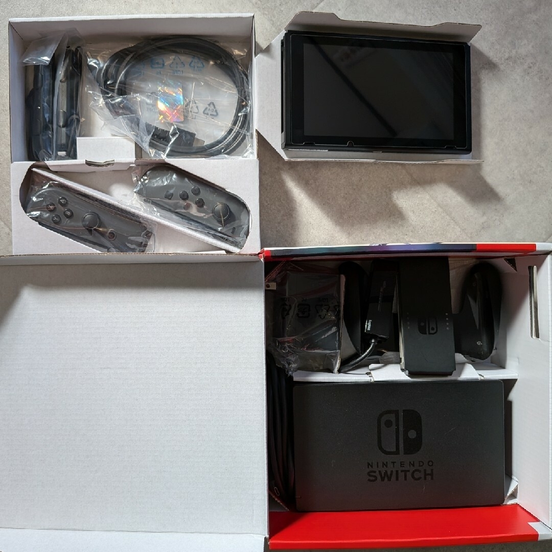 Nintendo Switch - Nintendo Switch グレー＆Logitech 有線LAN