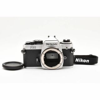 超美品 NIKON FE2 シルバー フィルムカメラ モルト新品交換済 M363の