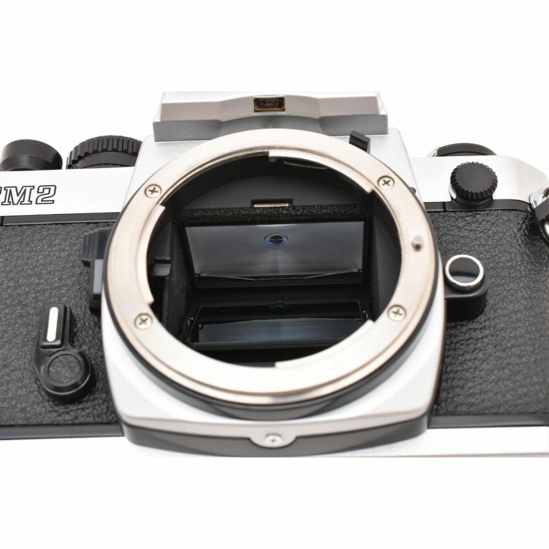 超美品 ニコン New FM2 シルバー フィルム モルト新品交換済 M632の