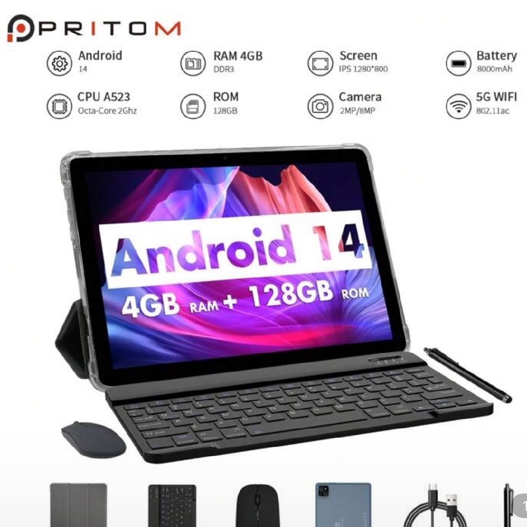 PRITOM Androidタブレット 4GB RAM 128GB ROMの通販 by Melux's shop