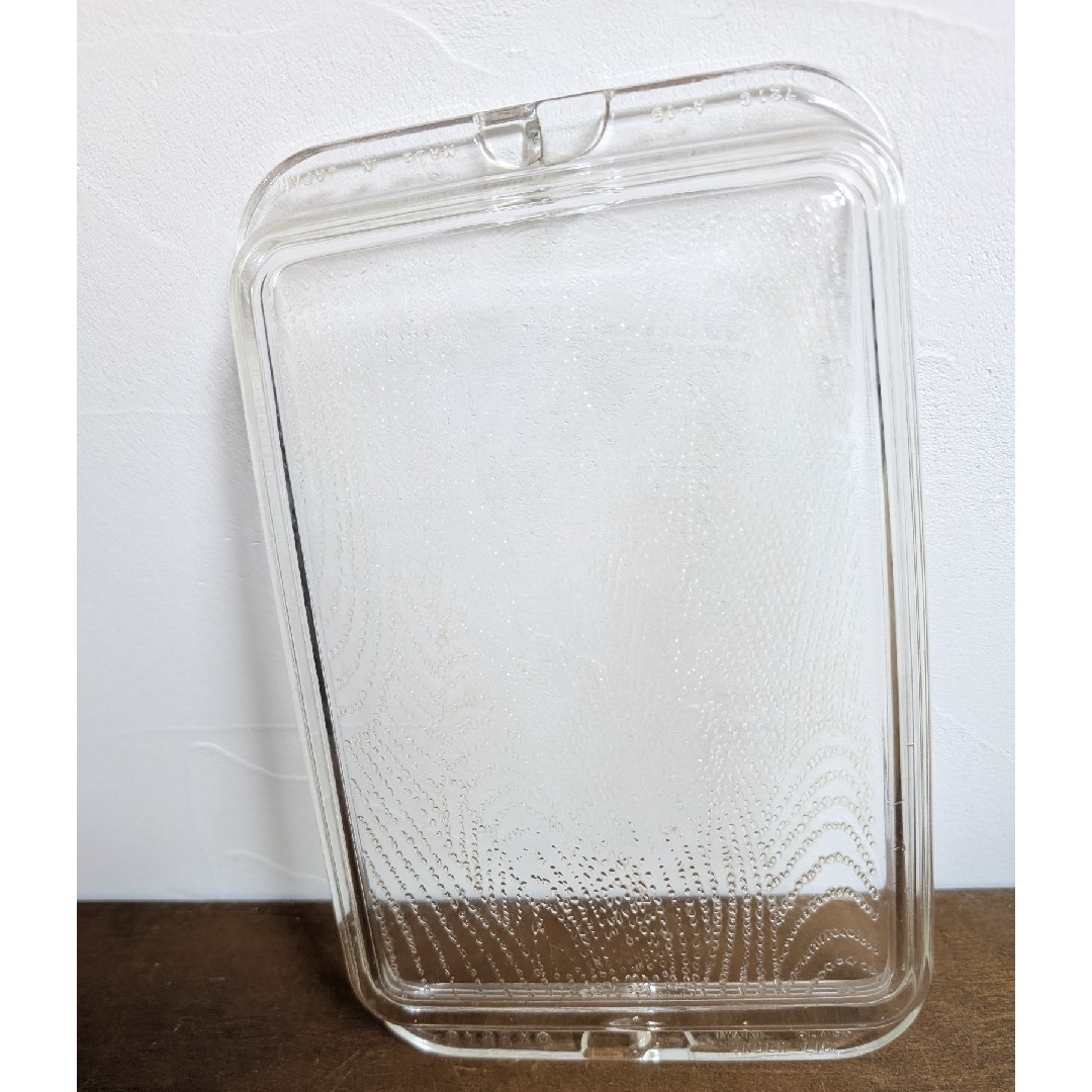 Pyrex - 昭和レトロ】蓋付きガラス製保存容器オールドパイレックス花柄