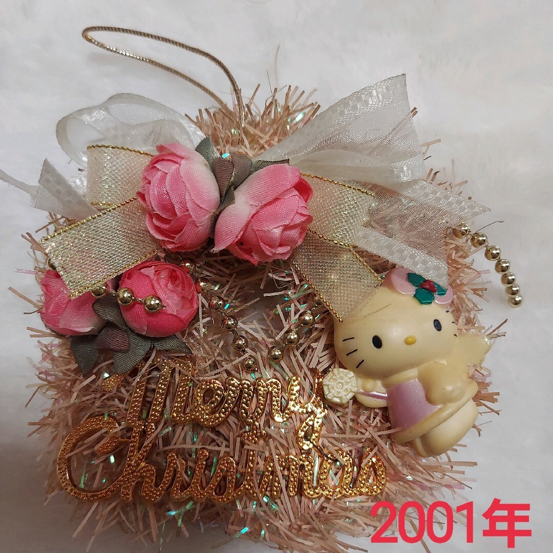 ハローキティ - レア☆エンジェルキティちゃん クリスマスリース 2001