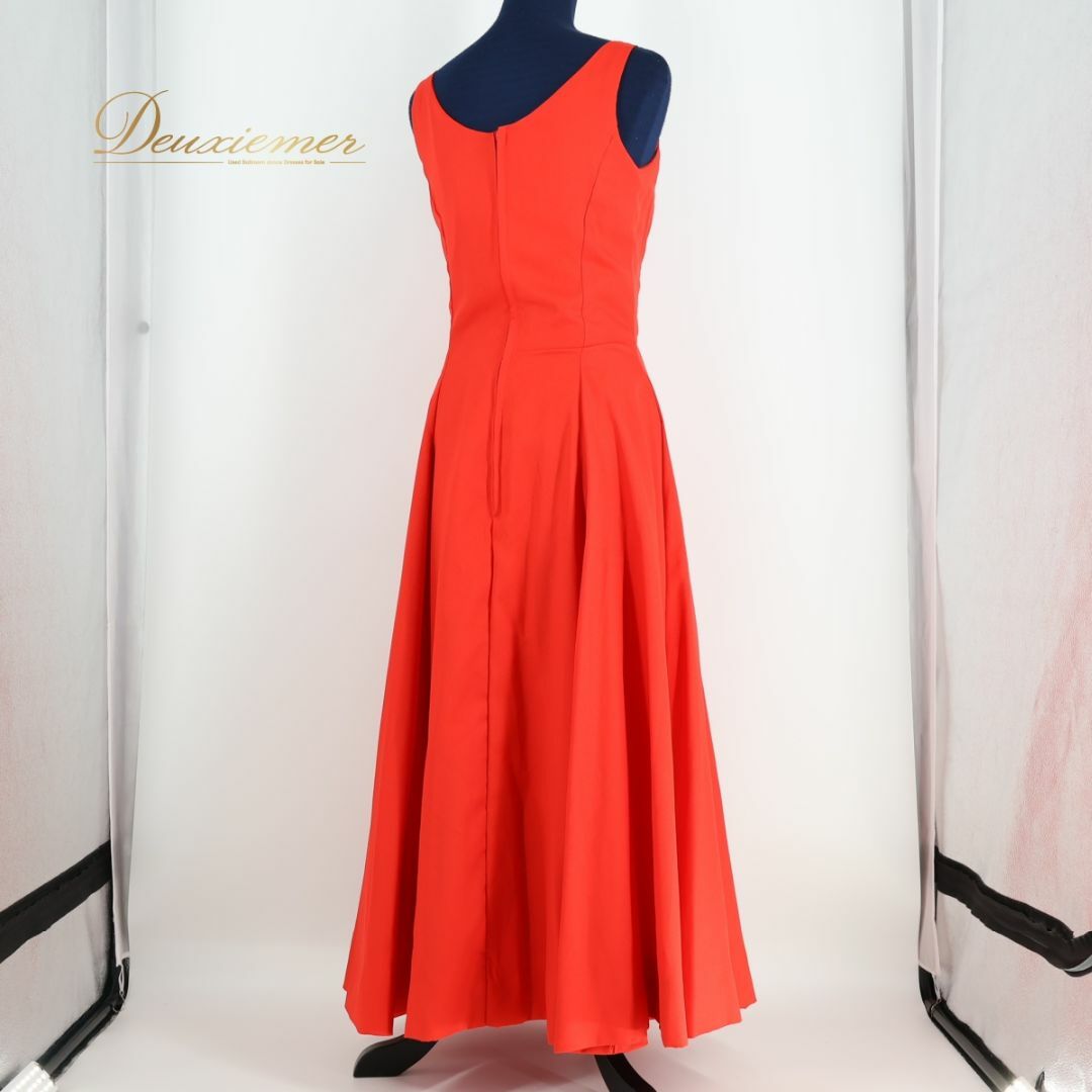 フラダンス 衣装 ワンピース ドレス レッド系 フラ ダンス 赤