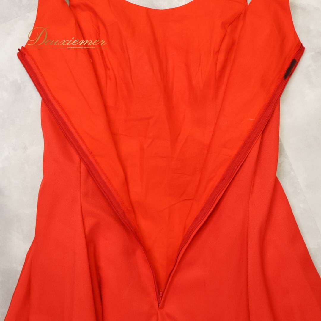 フラダンス 衣装 ワンピース ドレス レッド系 フラ ダンス 赤