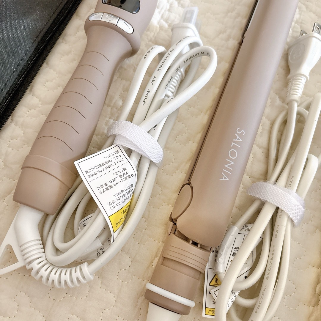 SALONIA - 【限定色】サロニア カールヘアアイロン ストレートヘア