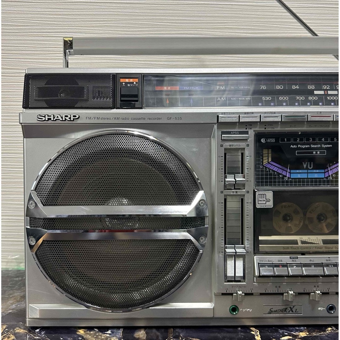 SHARP - 美品 SHARP シャープ GF-535 ラジカセ ラジオ動メンテナンス