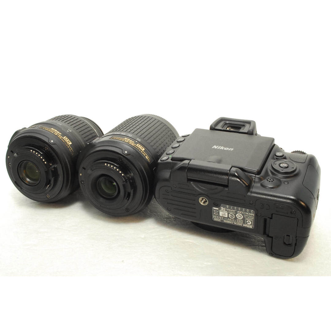 Nikon D5000 ❤️ダブルレンズキット❤️ニコン❤️スマホ転送❤️一眼