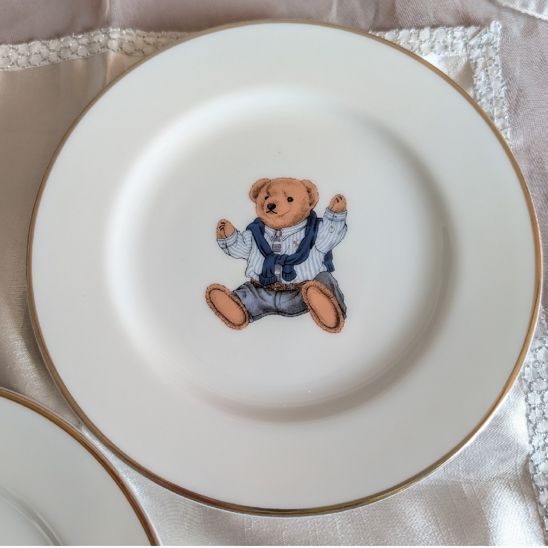 Ralph Lauren - ラルフローレン ポロベア ケーキ皿2枚の通販 by