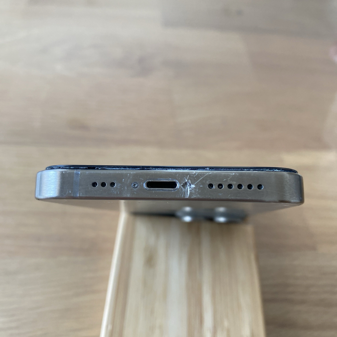 ジャンク品 iPhone X 256GB 外装15Proチタニウム風カスタム品の通販 by