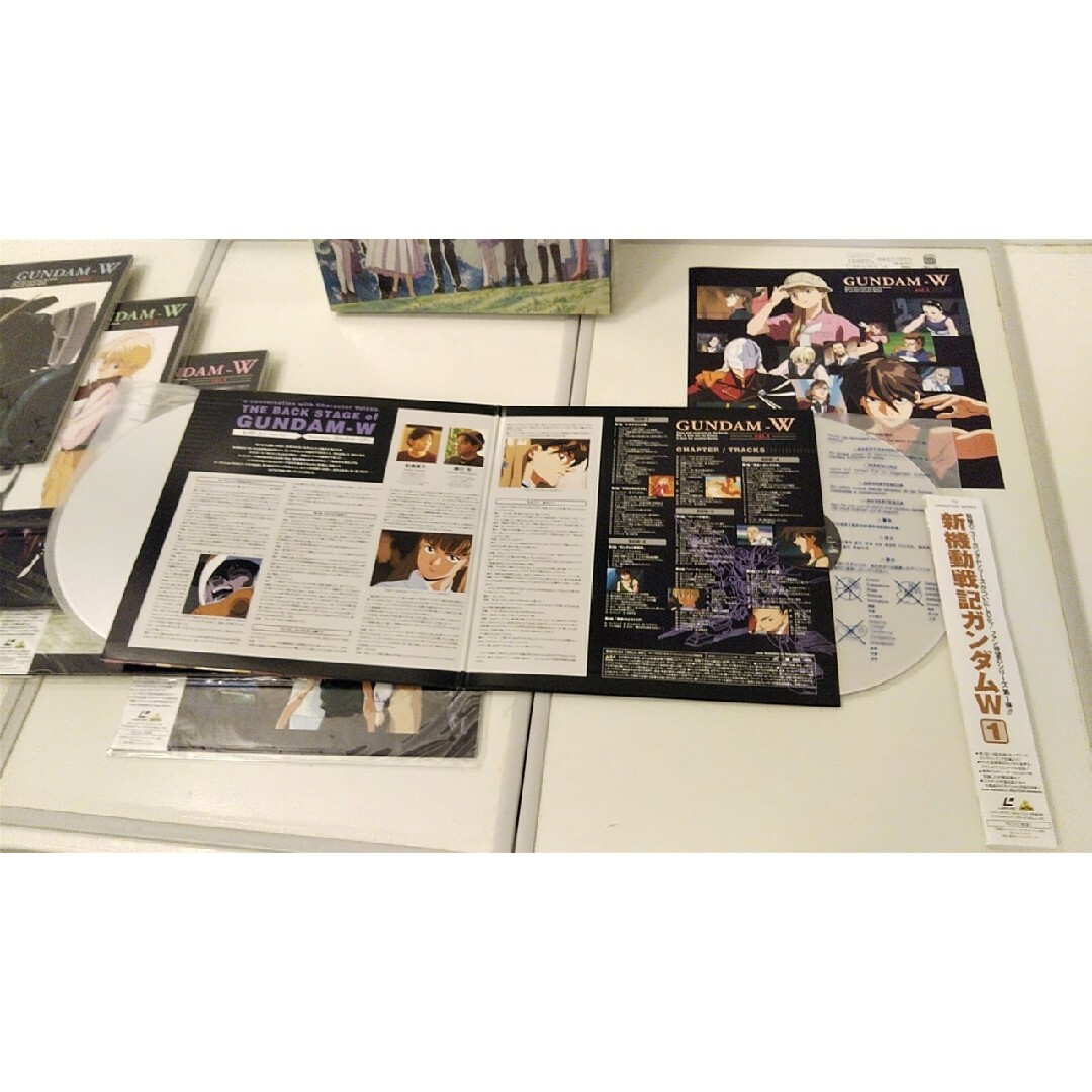 絶版品】新機動戦記ガンダムW LD全7枚 まとめ 帯付ジャケット買入手
