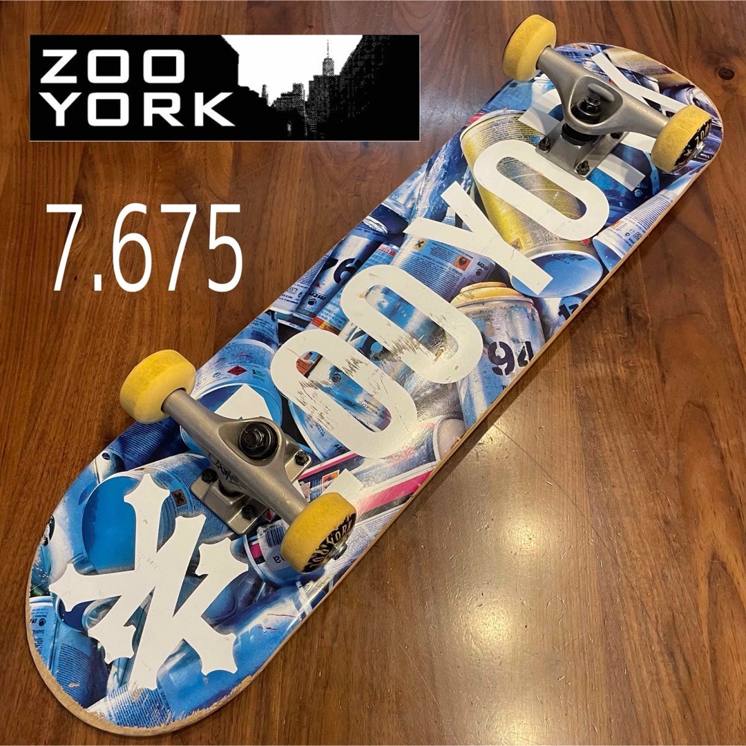 ZOO YORK - ズーヨーク スケボー コンプリート スケートボード 7.675
