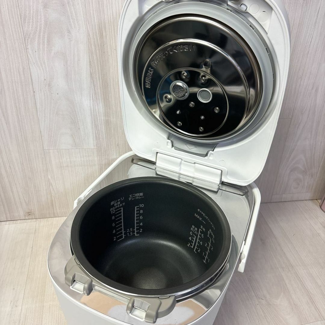 美品】パナソニック 炊飯器 一升 ホワイト SR-MPW182-Wの通販 by
