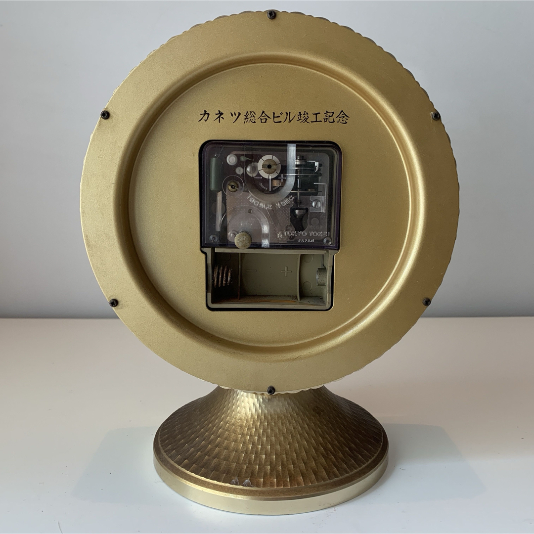 置き時計 電池式 昭和 レトロ アンティークの通販 by 66｜ラクマ