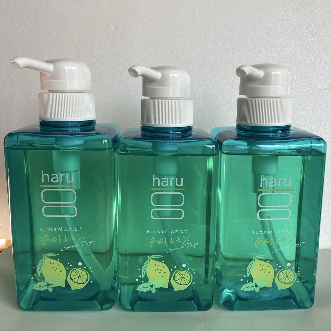 kurokami Scalp（haru） - haru スカルプシャンプー冷やしレモン 3本