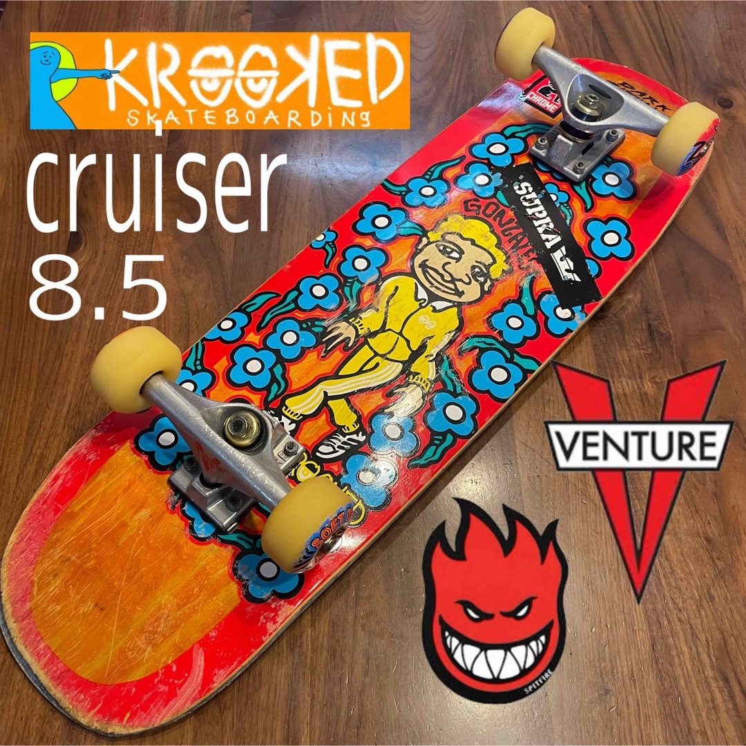 KROOKED - クルキッド スケボー スケートボード クルーザー