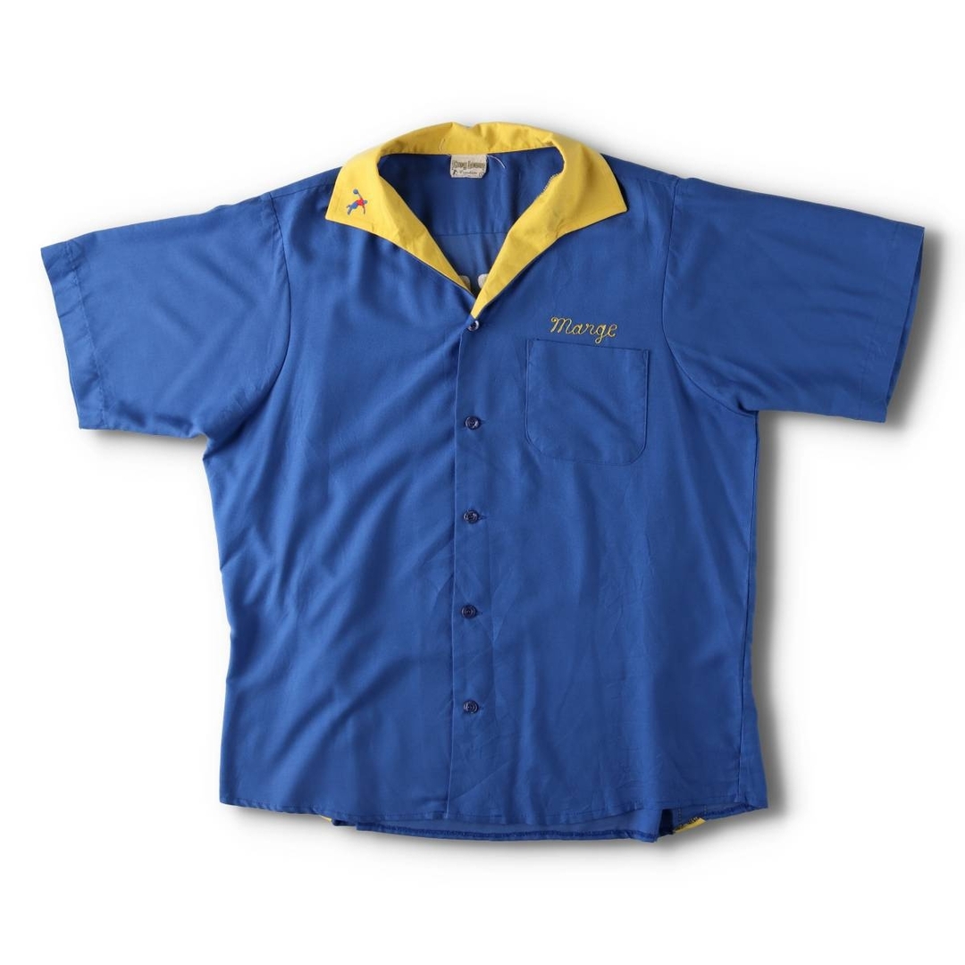 古着 70年代 キングルイ KING LOUIE ツートン イタリアンカラー