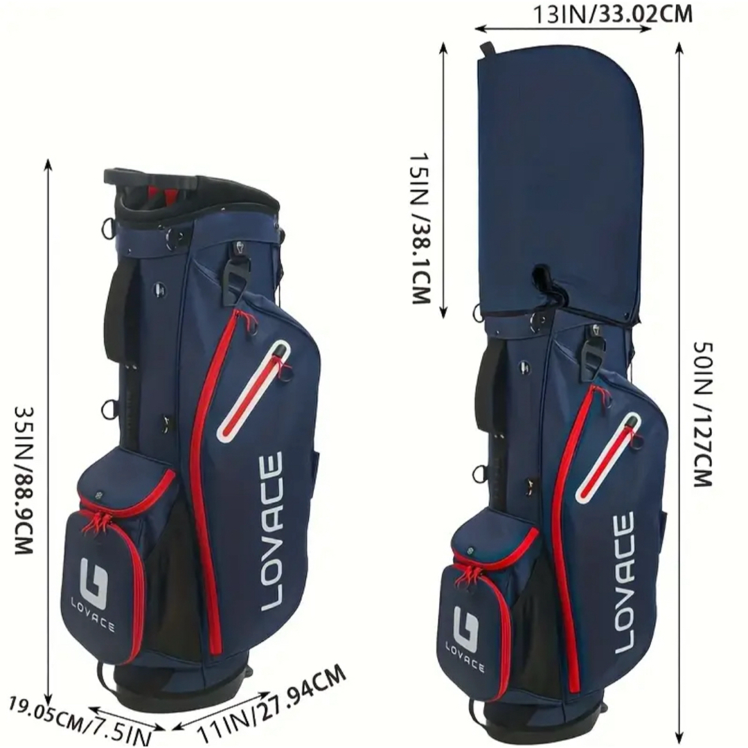 TOMMY HILFIGER - LOVACE スタンドキャディバッグ ゴルフバッグ 新品