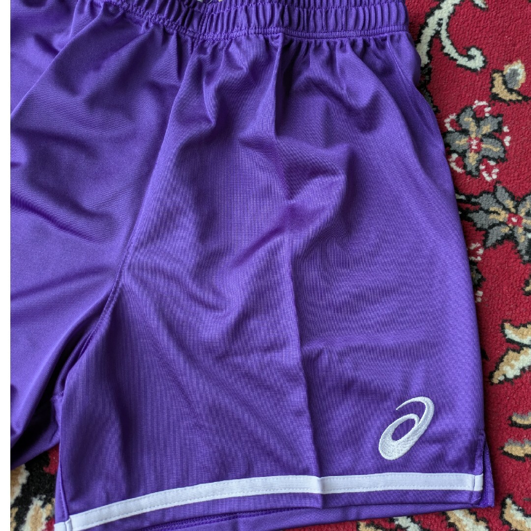 asics - ☆人気パープル ASICS アシックス バレーボール ゲームパンツ