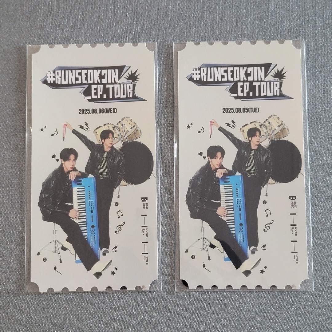 RUNSEOKJIN EP TOUR ロンドン 入場限定トレカ2種 公式BTS