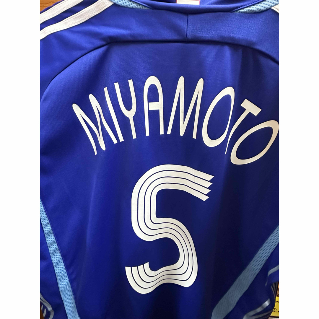 新品未使用 2006年 日本代表ユニフォーム 宮本選手直筆サイン入り L サイズ