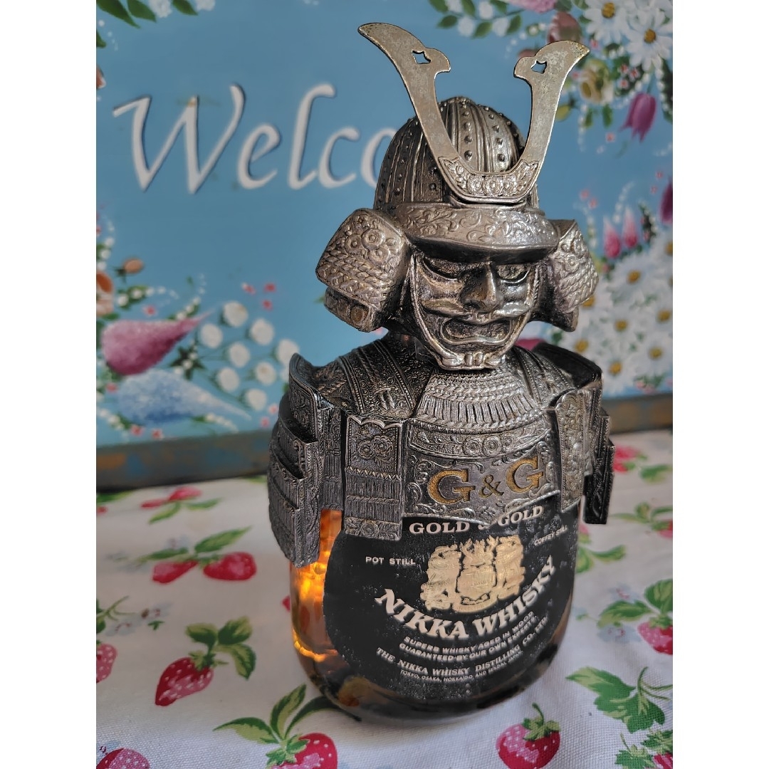 貴重 金属製 NIKKA WHISKY ニッカウヰスキー 鎧 兜 侍 将軍の通販 by