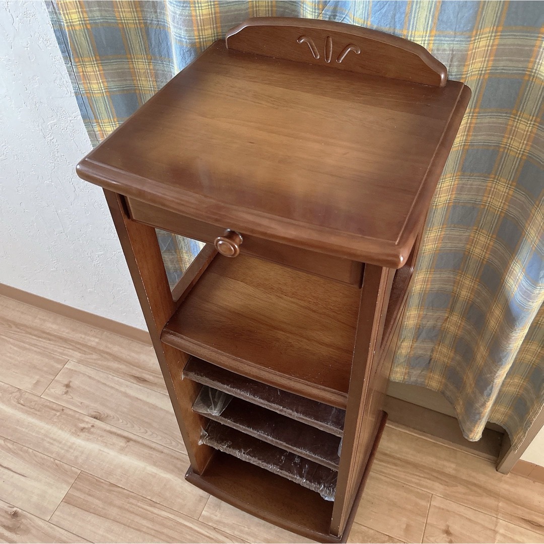 カリモク家具 - 【antique*】電話台 サイドボード 棚 キャビネット