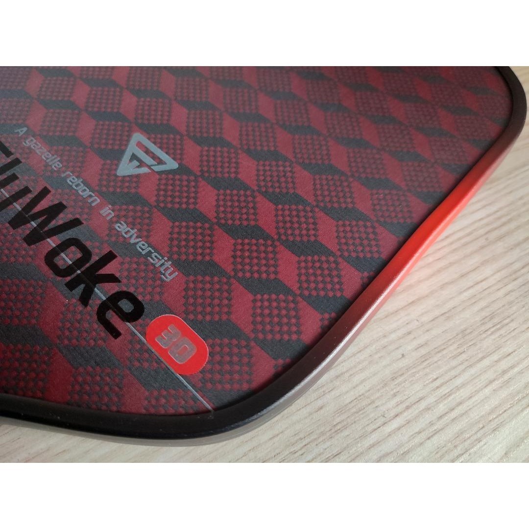 ピックルボール パドル KEVLAR ケブラー 赤い 黒 16mm Flyの通販 by