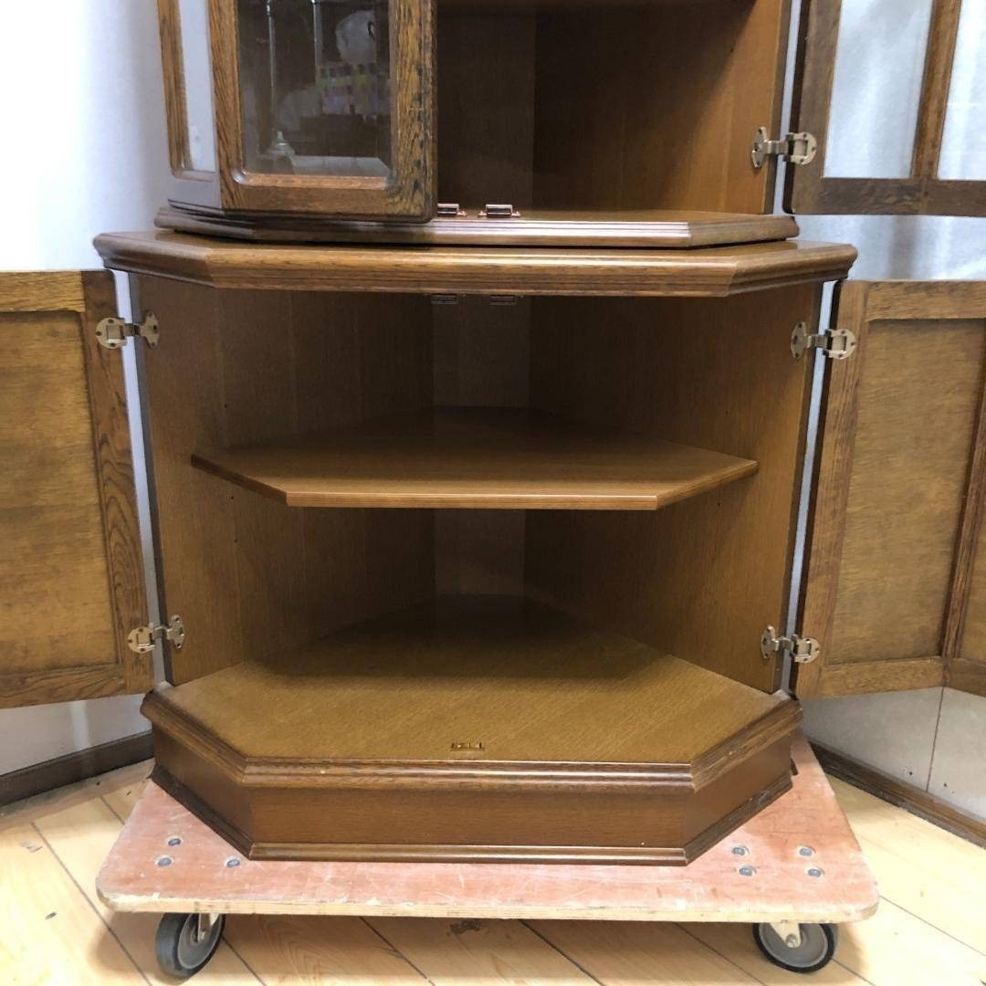 池太木工 池太木工 シャネル コーナー飾棚 ガラスキャビネット 250720