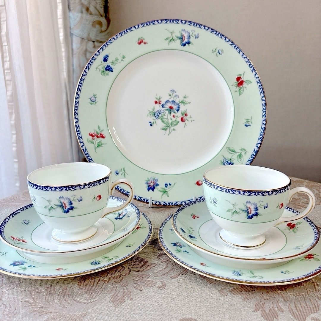 WEDGWOOD - 200周年記念🩵未使用🩵ウェッジウッド🩵メドウフィールド