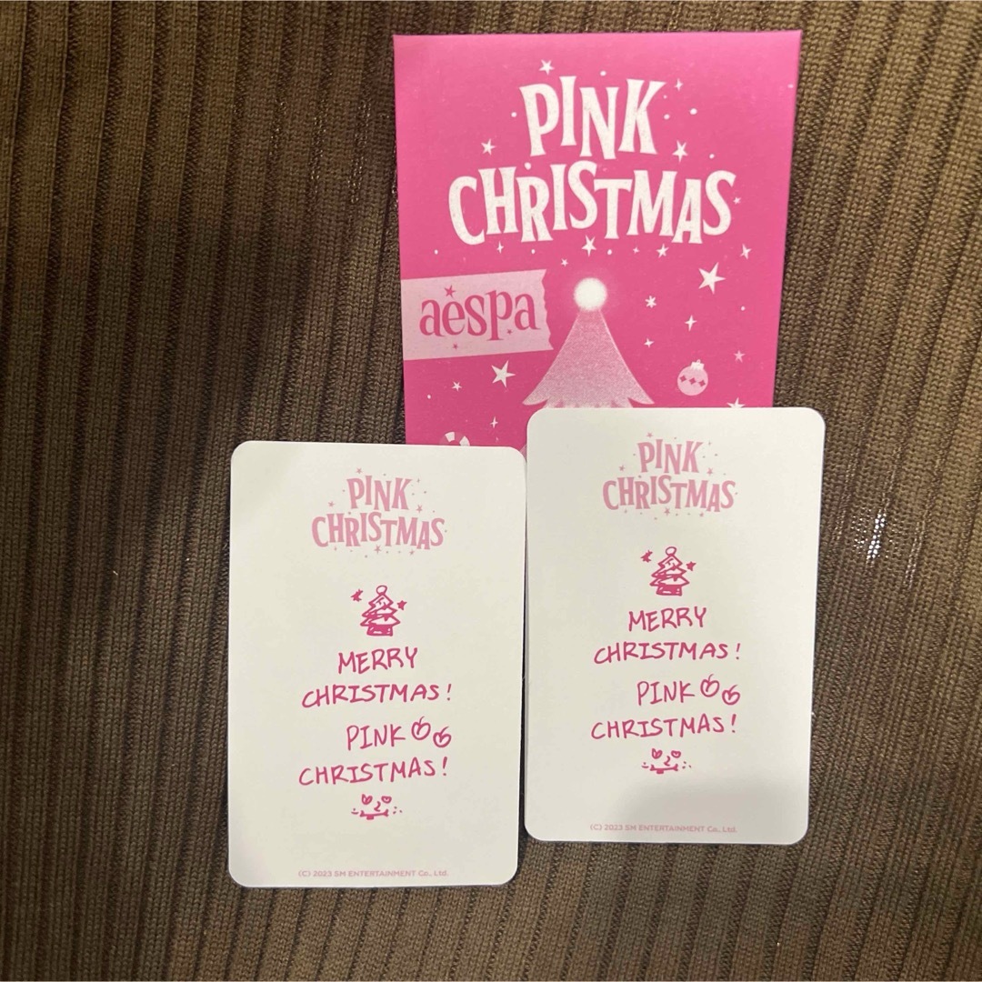 aespa - aespa カリナ karina フォトカード トレカ pink クリスマスの