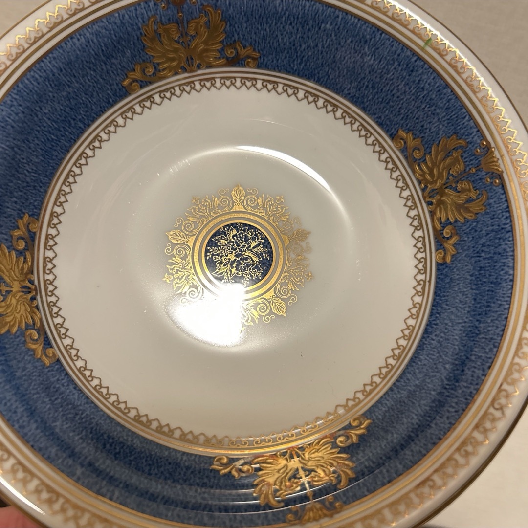 ウェッジウッド コロンビア パウダーブルー サラダボウル デザートプレート