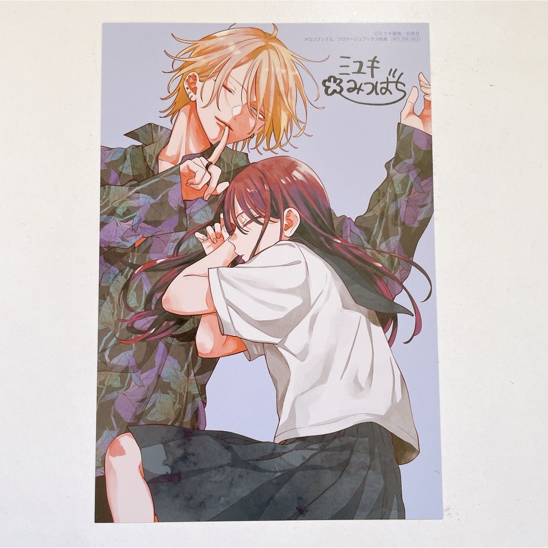 白泉社 - 野良猫と狼 特典 ミユキ蜜蜂 ポストカード メロンブックスの