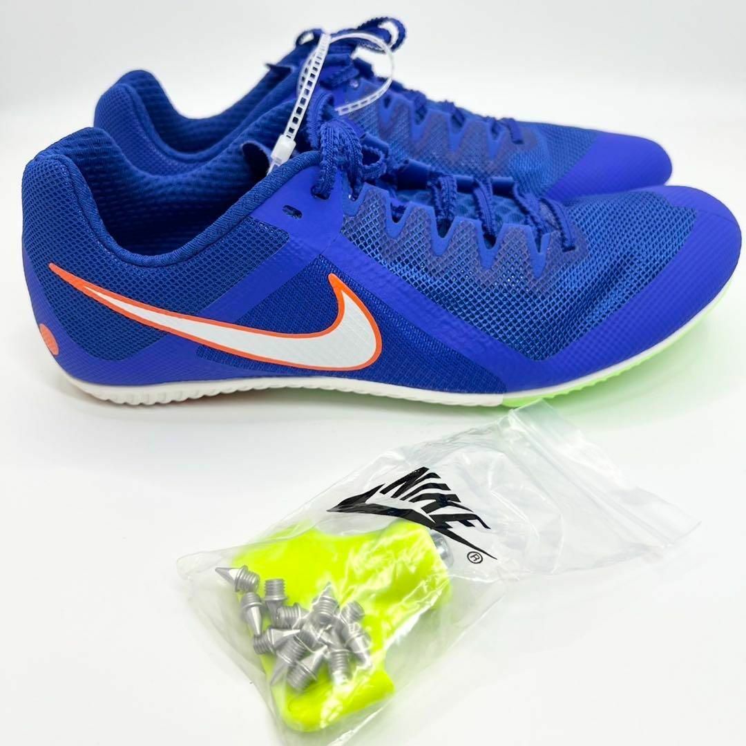 NIKE - ☆新品☆Nike スパイクシューズ 青/オレンジ26.5cmの通販 by