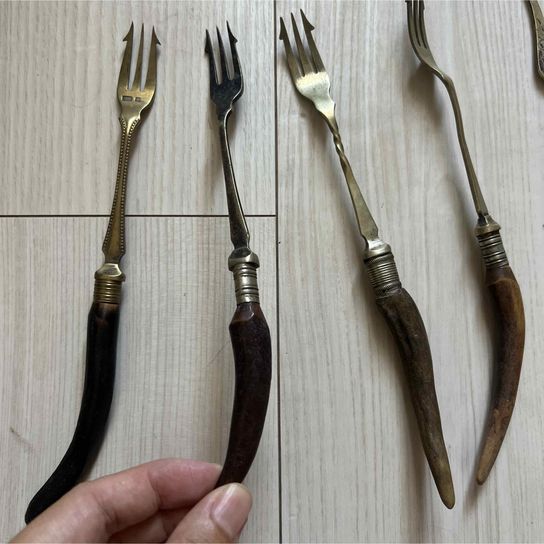 アンティークツノフォーク@a26