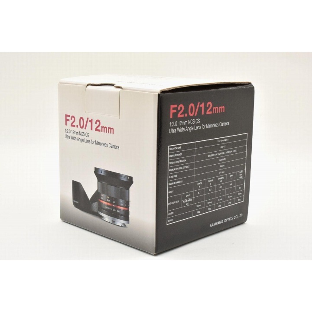 15266E ☆新品☆ SAMYANG MF 12mm F2.0 NCS CSの通販 by 写真機商