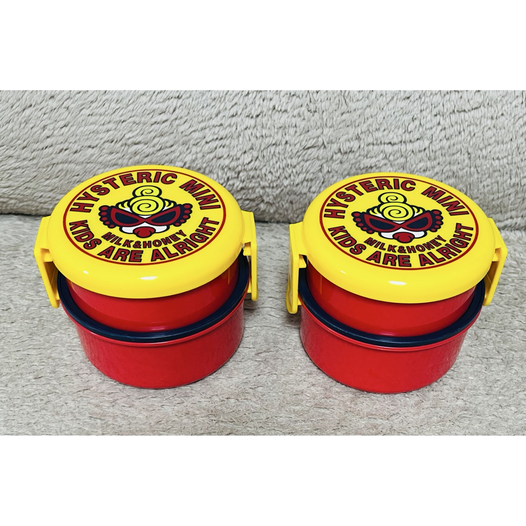 HYSTERIC MINI - HYSTERIC MINI 丸形ランチケース 2個セット お弁当の