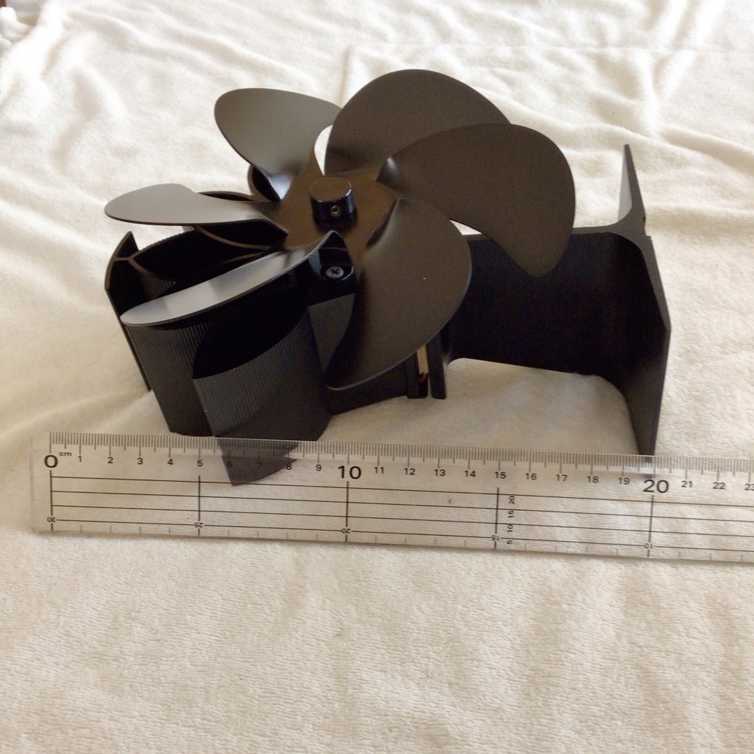 暖房用送風機 暖炉 ブラック 送風ファン 卓上扇風機 高温耐性 の通販