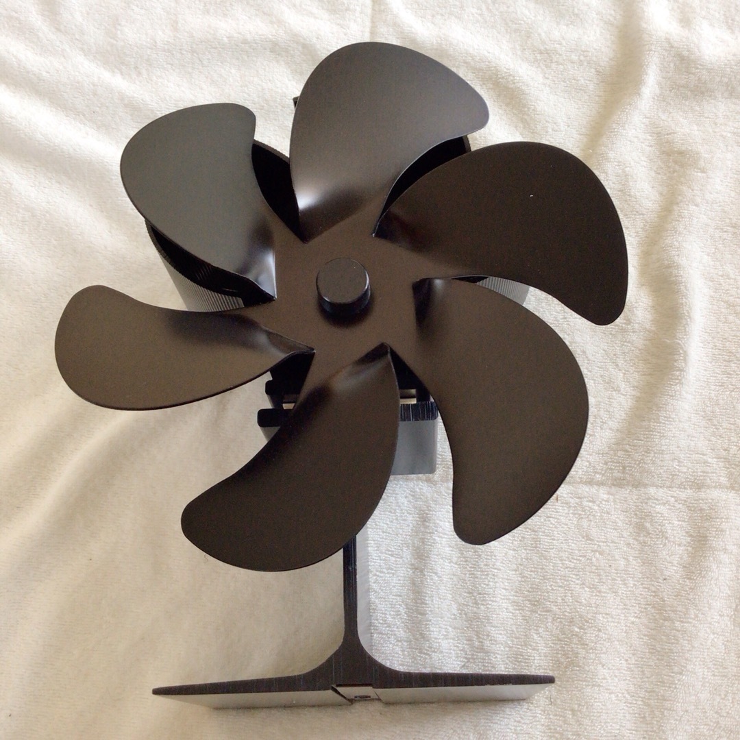 暖房用送風機 暖炉 ブラック 送風ファン 卓上扇風機 高温耐性 の通販