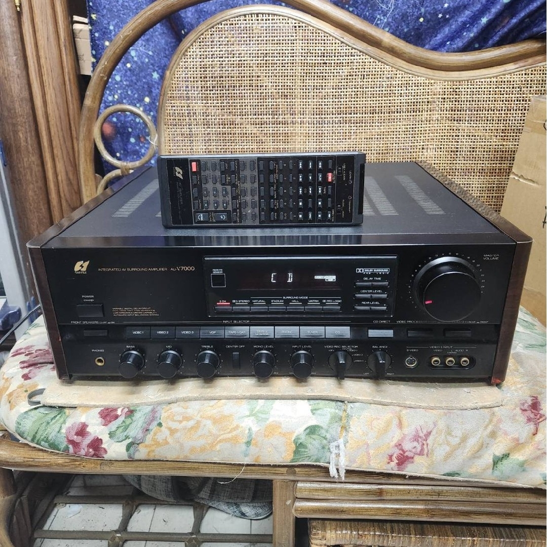 新品同様超美品！フルレストア山水高級オーディオアンプAU-V7000&