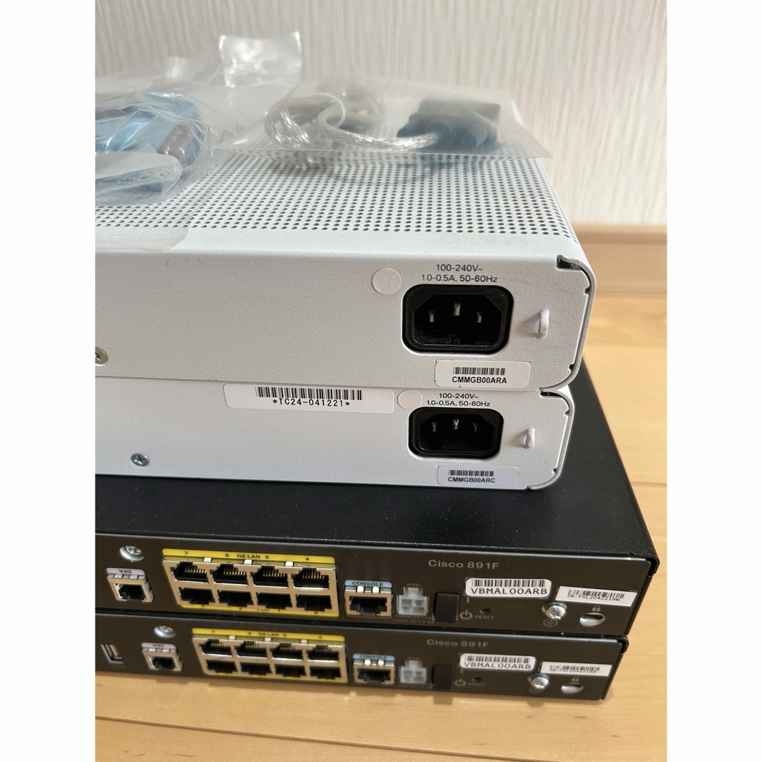 CISCO - 【CCNA、CCNP】静音セット 4台セットCisco 891FJ、2960の通販