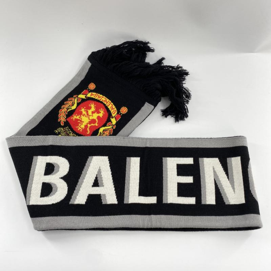 BALENCIAGA - 【中古】BALENCIAGA × ADIDAS サッカースカーフ ブラック