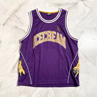 ICE CREAM - A17234 美品 アイスクリーム ランニングドッグバスケ